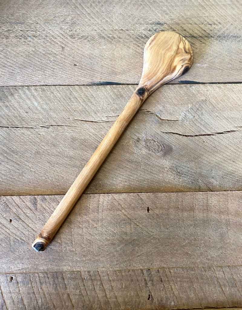Olive wood stirring spoon