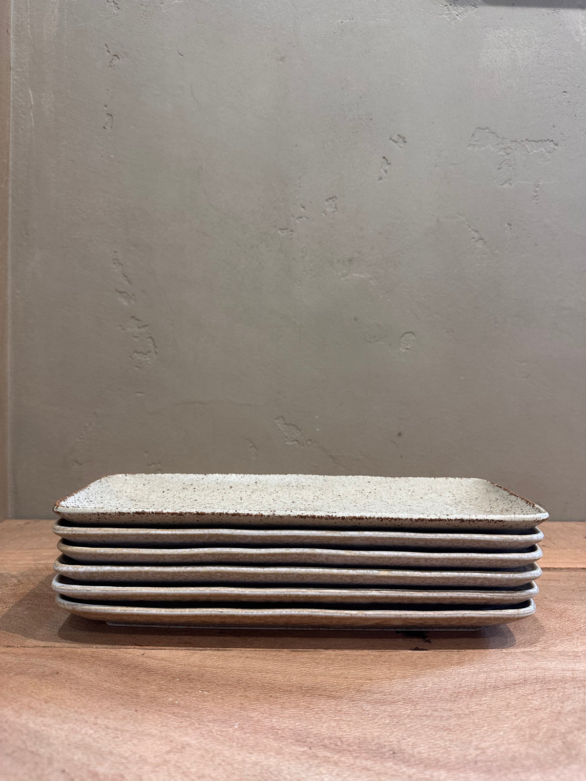 Speckled Rectangle Serving Tray
