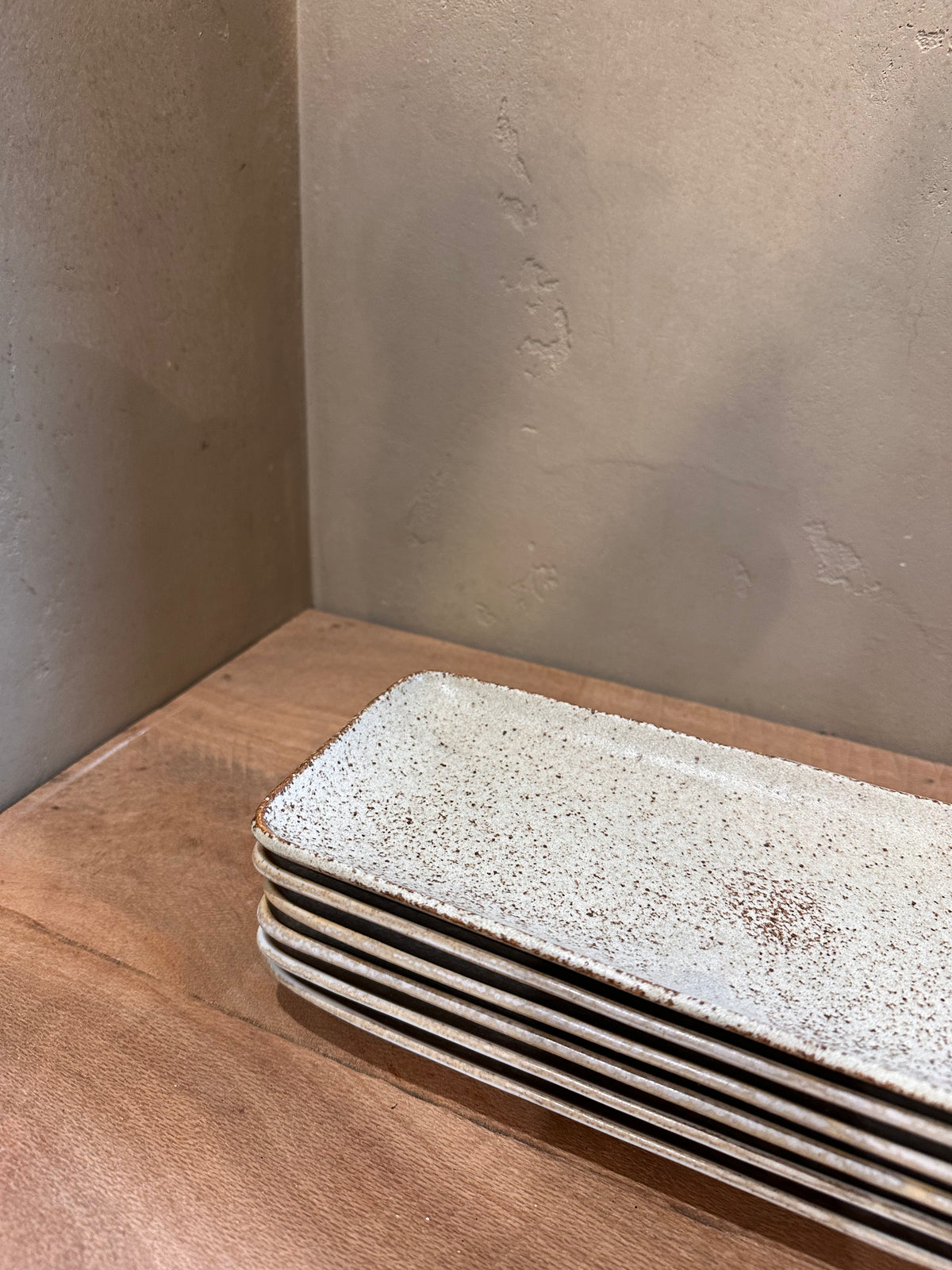 Speckled Rectangle Serving Tray