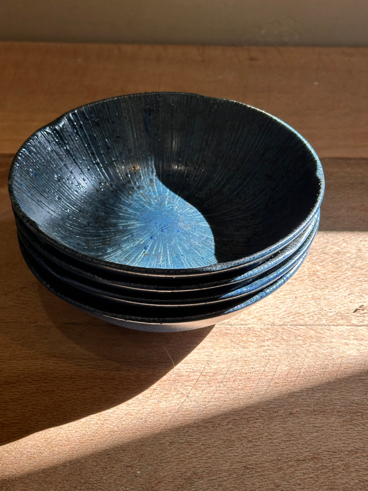 Blue Vortex Bowls