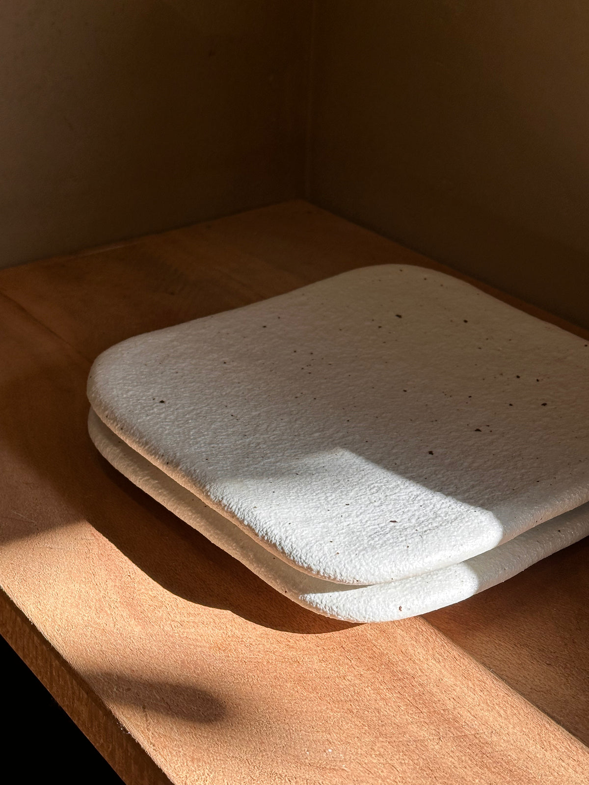 White Square Plate