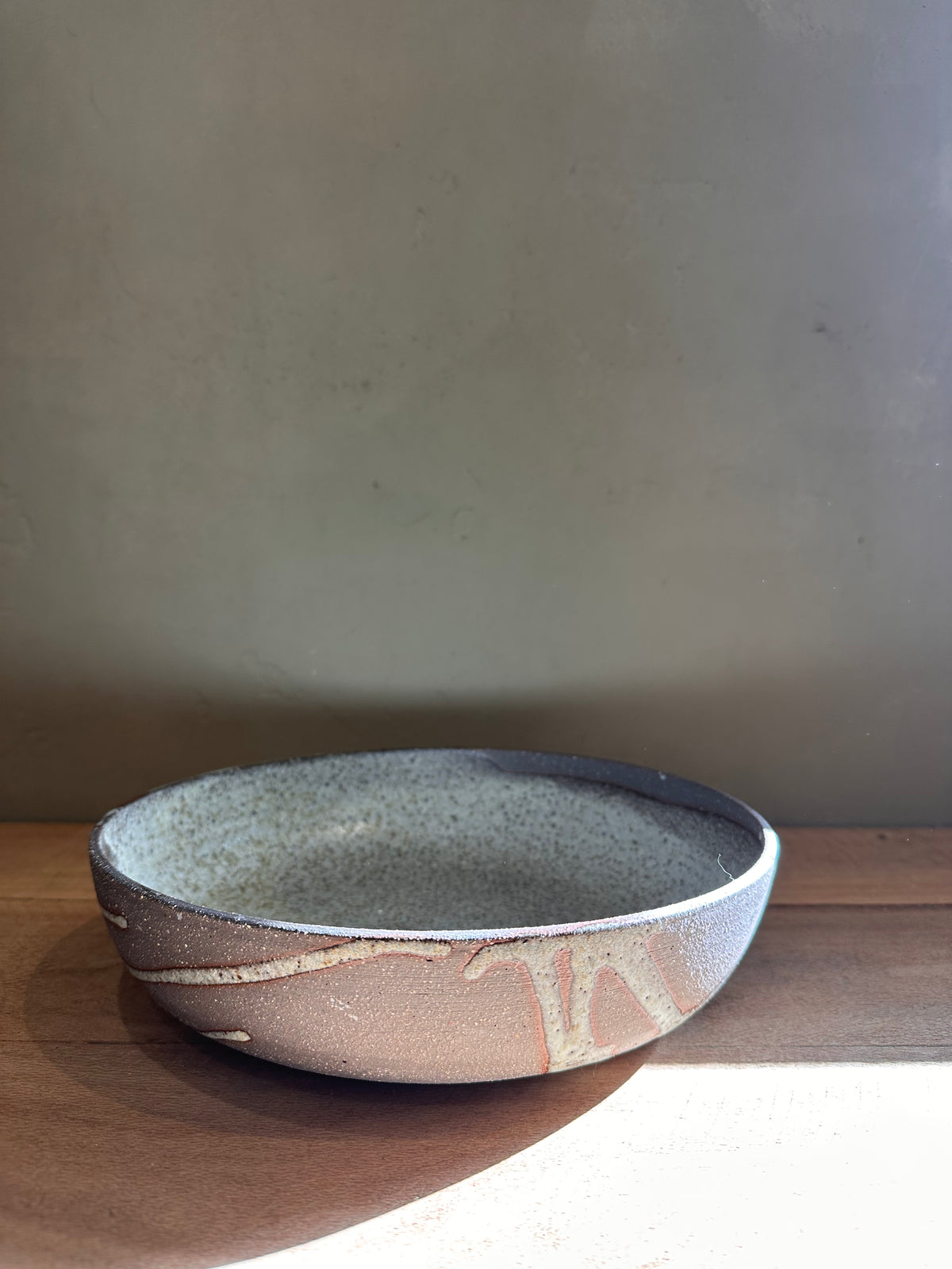 Grey Drip Bowl