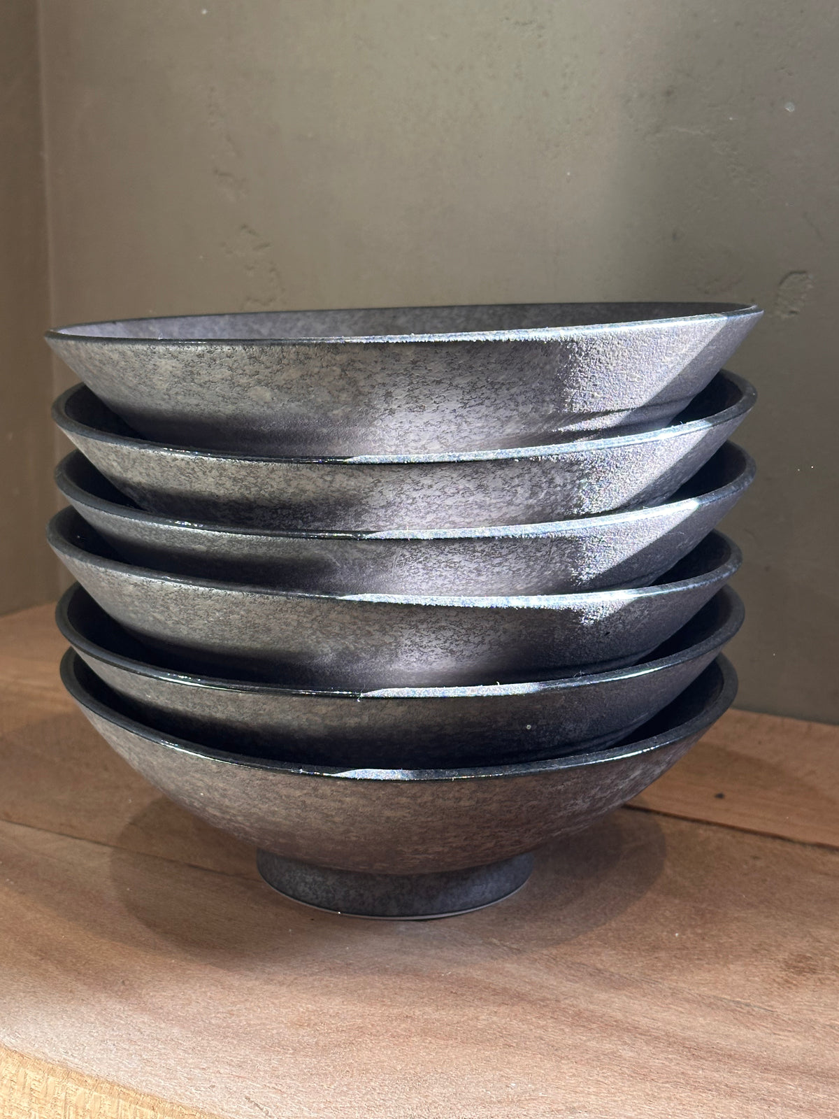 Earth Glaze Thick Rimmed Udon Bowl