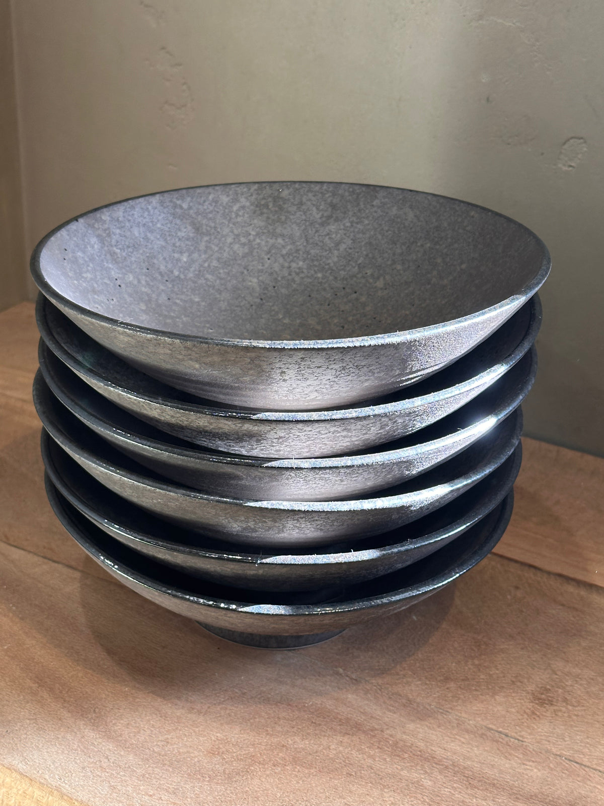 Earth Glaze Thick Rimmed Udon Bowl