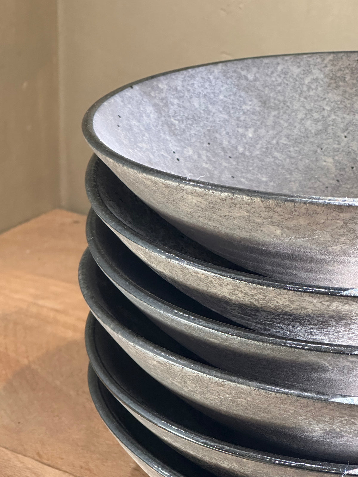Earth Glaze Thick Rimmed Udon Bowl