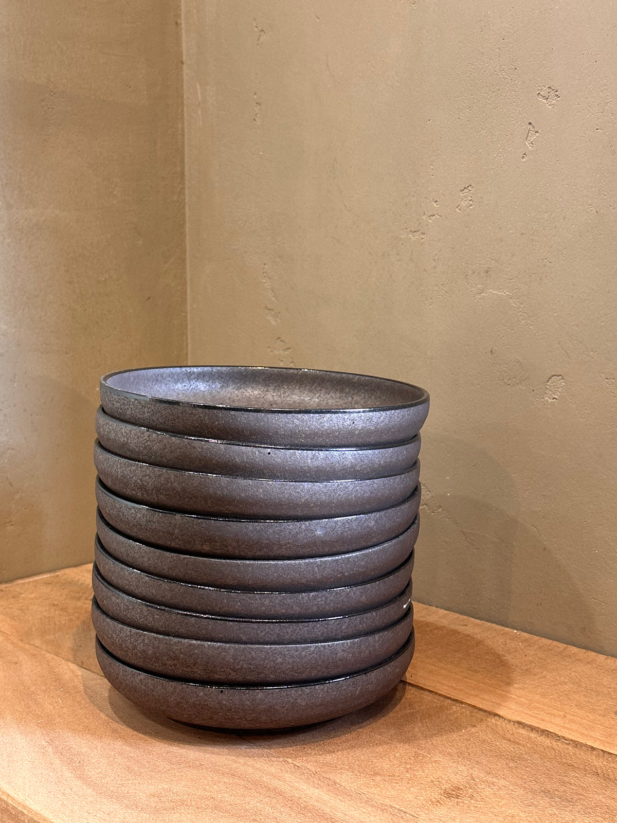 Earth Glaze Deep Wall Plates
