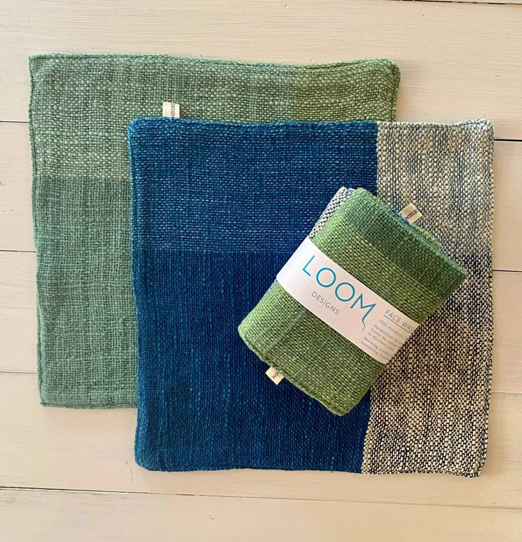 LOOM FACE WASHERS - 2 PACK
