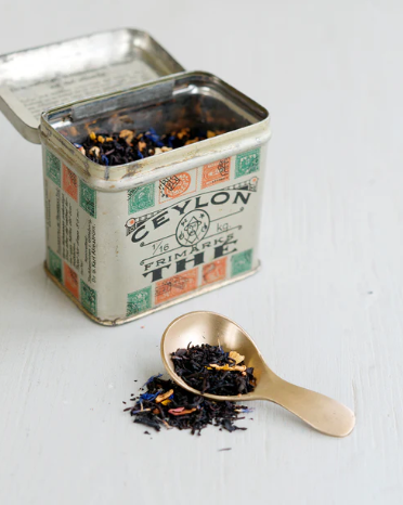 BRASS TEA CADDY SPOON
