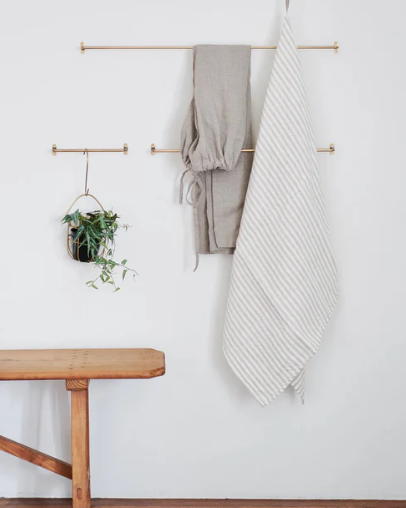 Brass Towel Bar Small