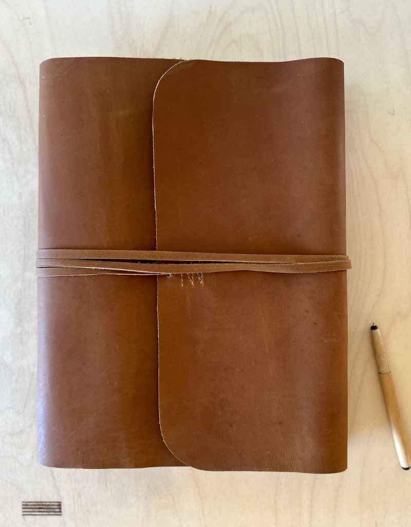 Uscha A4 Refillable Journal Brown