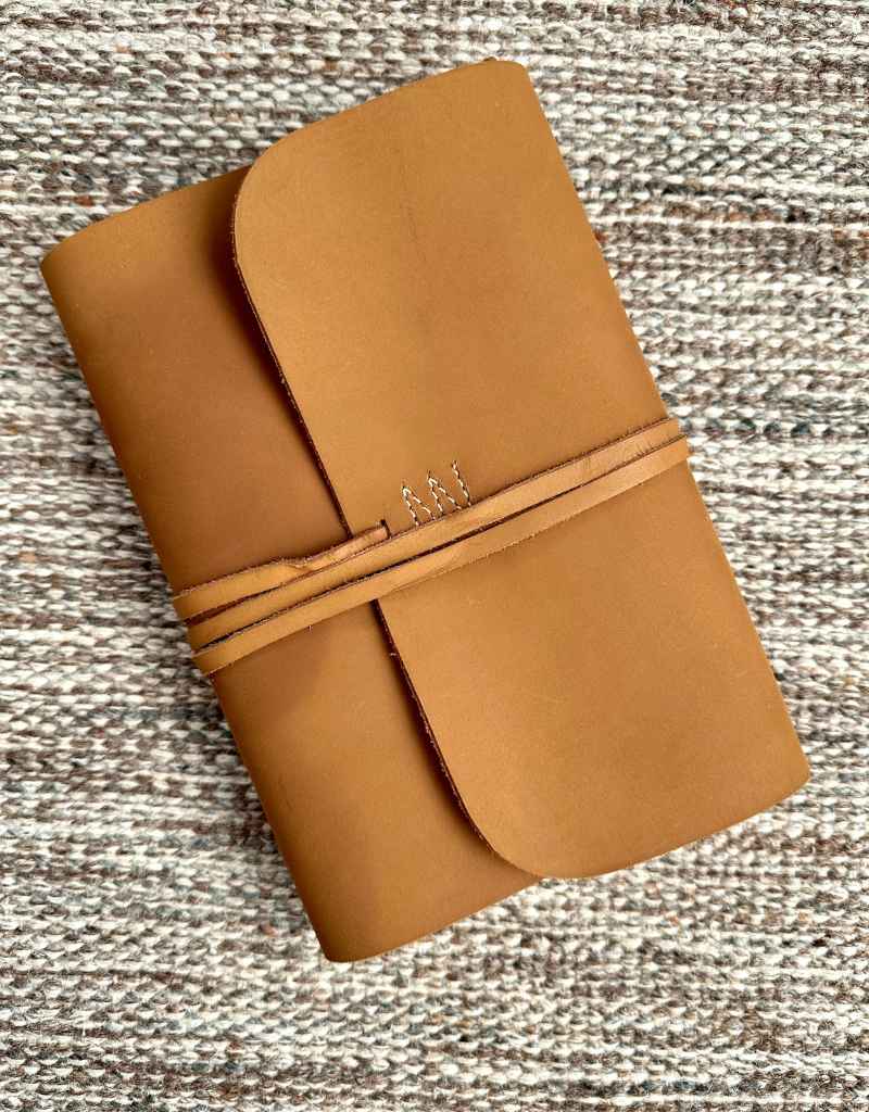 Uscha A5 Refillable Journal Tan
