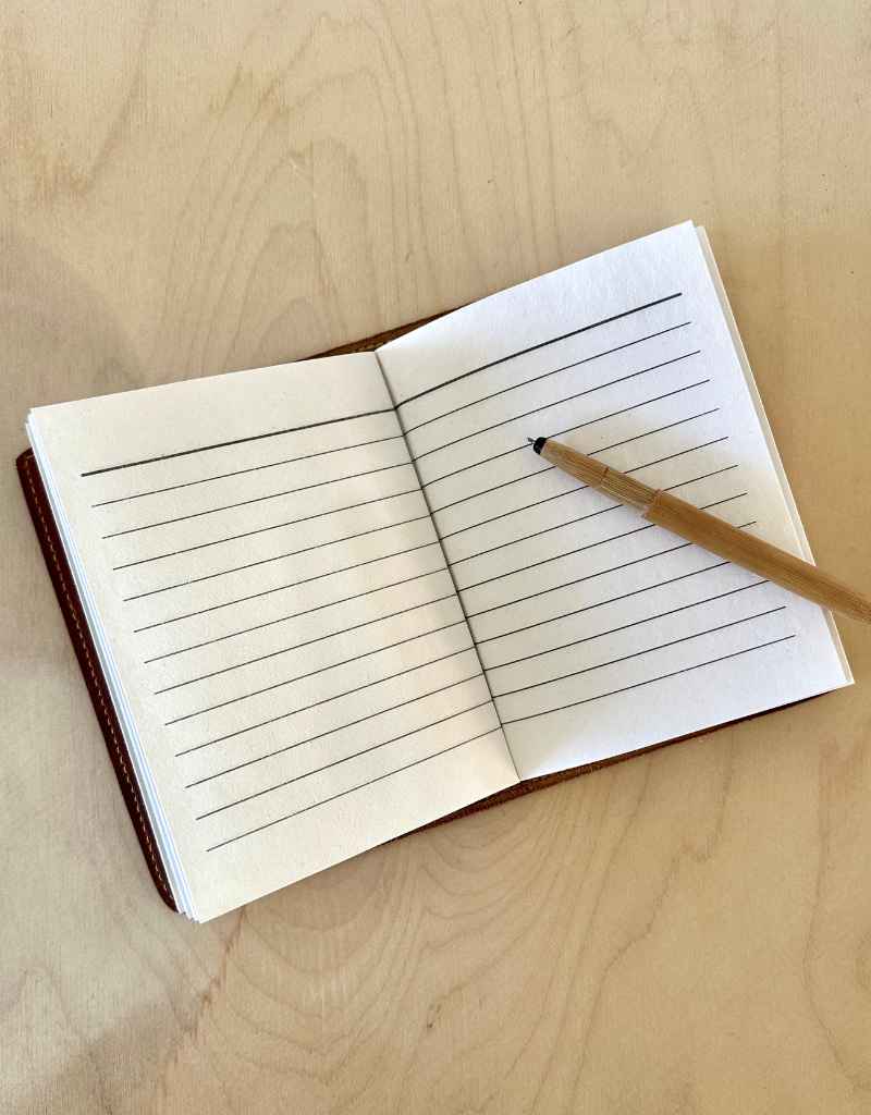 Uscha A6 Refillable Journal With Lined Paper