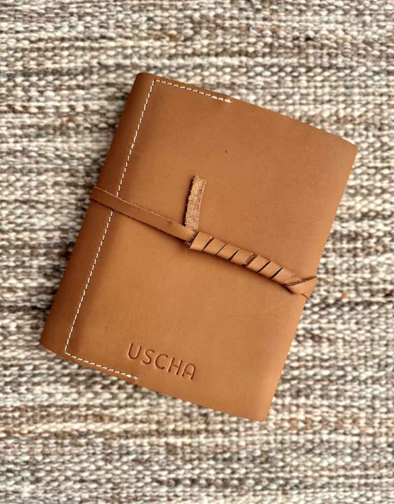 Uscha Travel Journal in Tan Colour