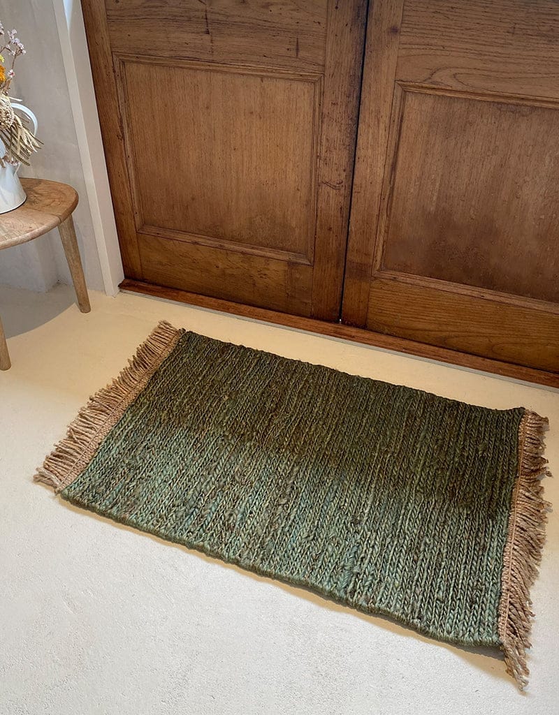 Uscha_Jute_Doormat_Forest_Green