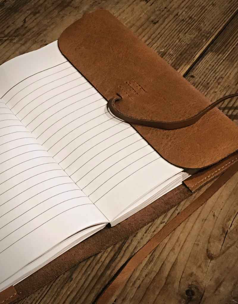A5 Leather Journal With Lined Paper