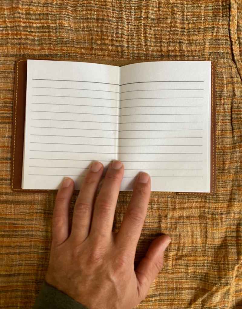 A6 Refillable Notebook Tan