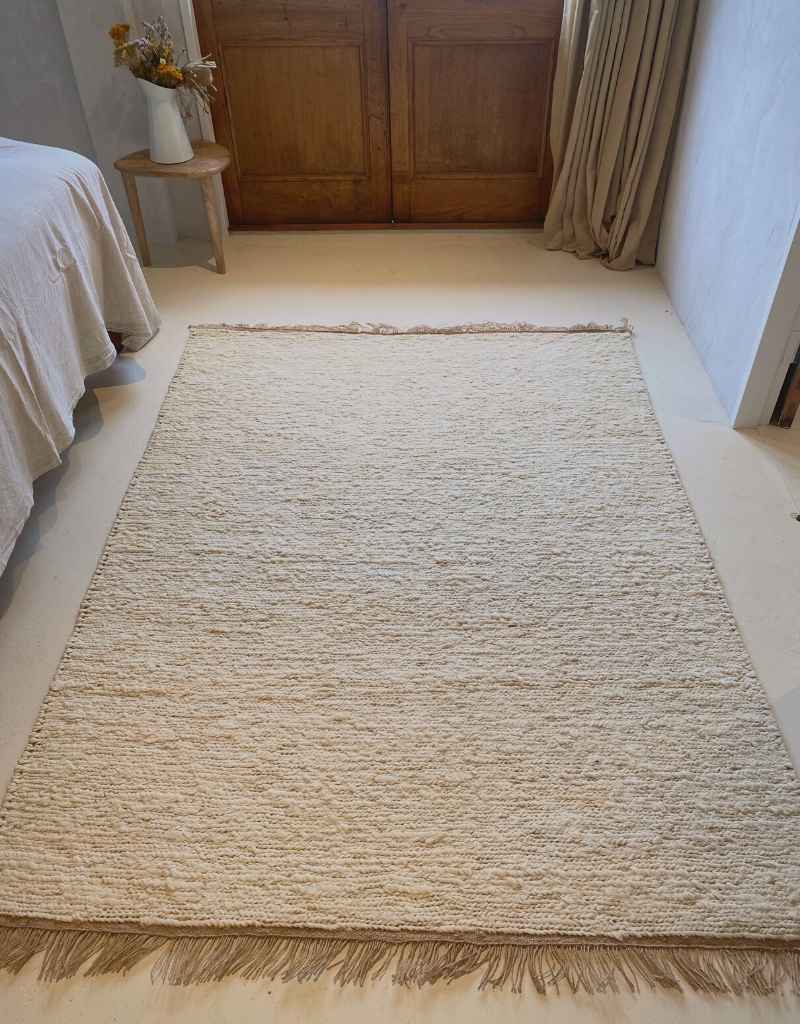 Medium Jute Rug Ivory