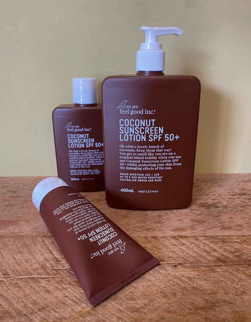 We are Feel Good inc coconut sunscreen